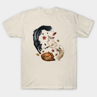 Autumn Foxes T-Shirt